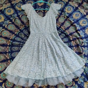 Blue Lace Dress
